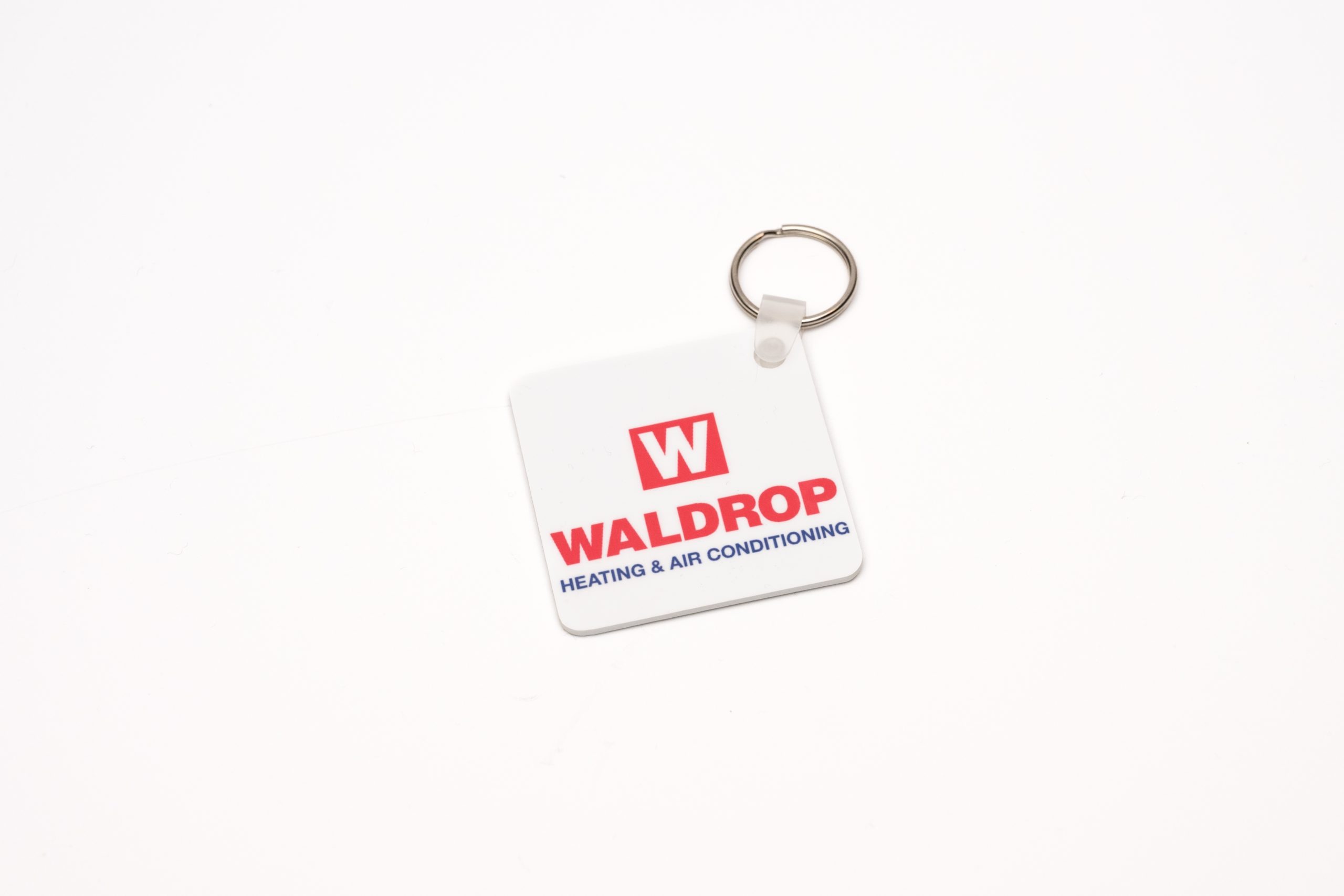 company logo on keychain