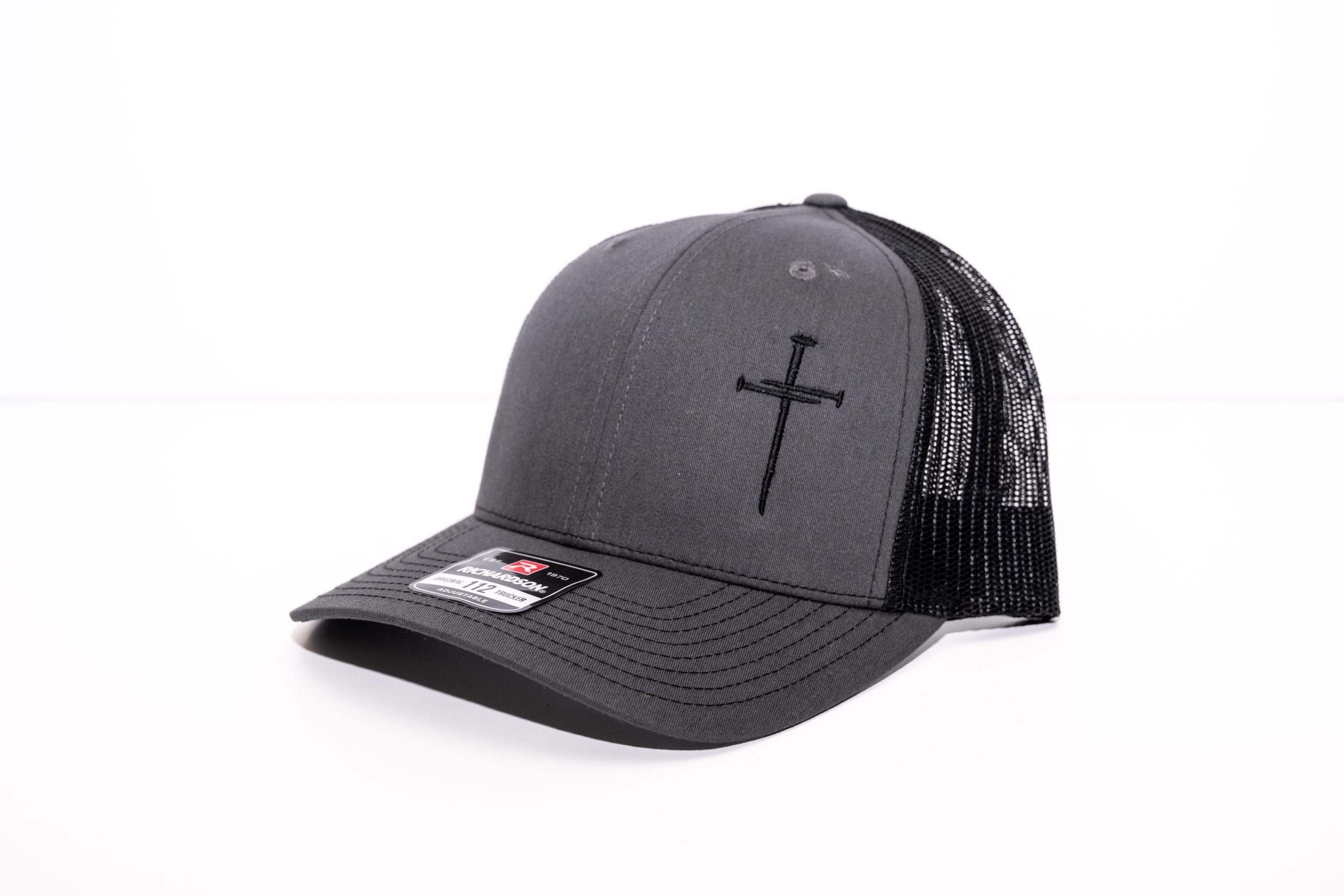 embroidered trucker hat